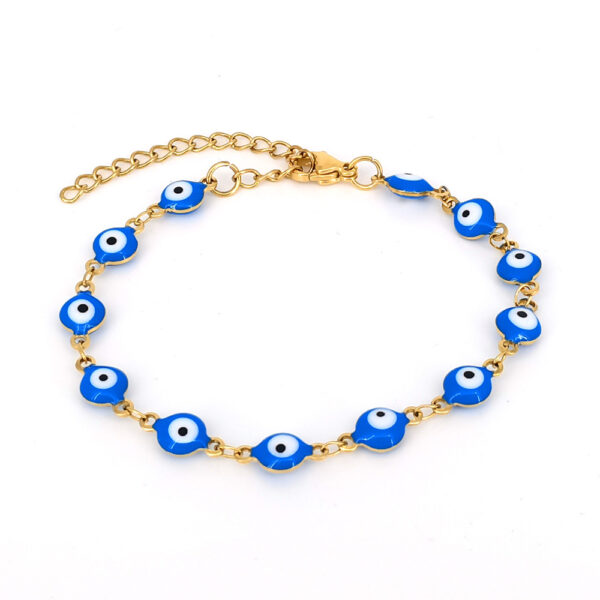 Evil Eye 18k Gold Plated Bracelet