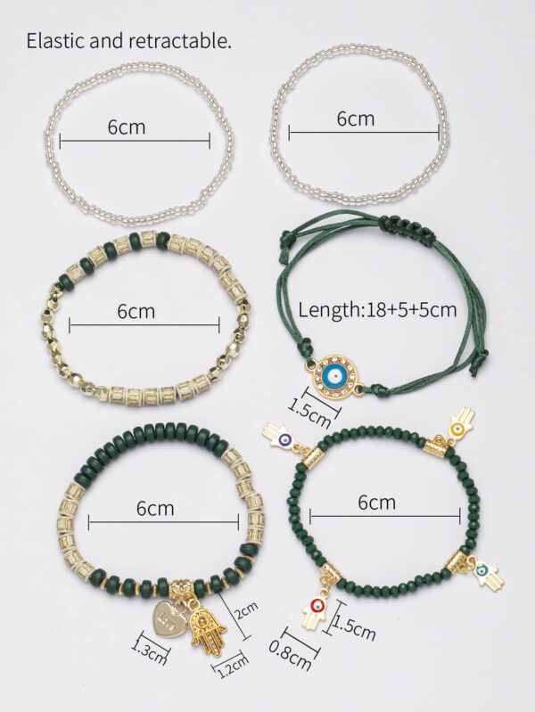 Bohemian Friendship Stacking Bracelets Size