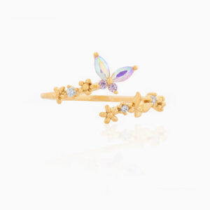 Butterfly Diamond Ring
